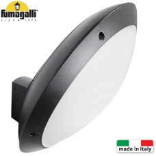 Φωτιστικό Απλίκα 1xE27 Ρητίνης Μαύρο IP66 Fumagalli Lucia 